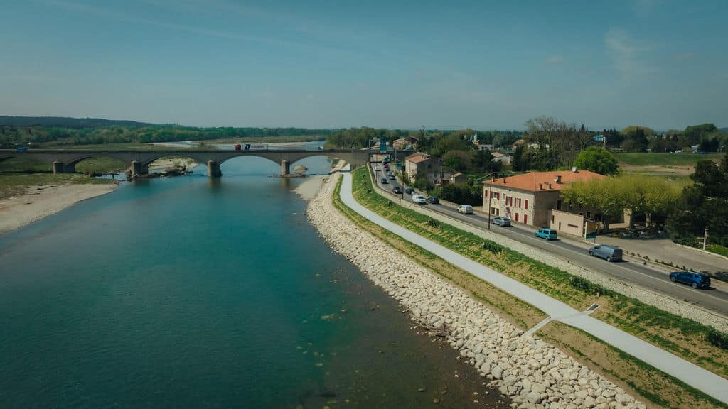 Travaux terminés sur la digue de la Durance à Bonpas : une protection renforcée pour 100 000 habitants du Grand Avignon